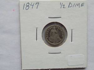 1847 Half Dime