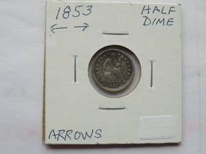 1853 Half Dime