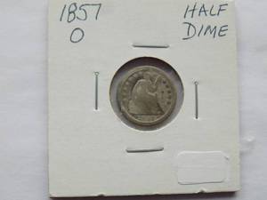 1857-O Half dime