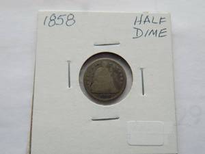 1858 Half dime