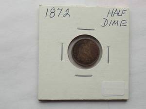 1872 Half dime