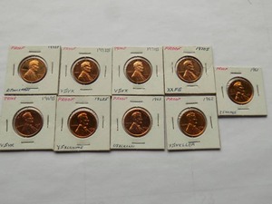 1908-S, 1969-S, 1970-S, Lincoln
