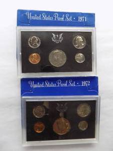 1971, 1972 Proof Proof Set