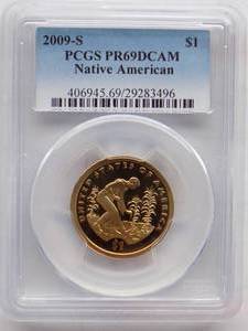 2009-S Native American Sacagawea- Graded PCGS PR69DCAM