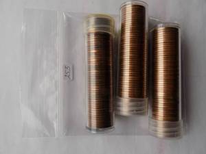3 - rolls of Lincoln Cents - 1961, 1963 Cent Rolls