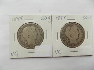 1898, 1899, BARBER HALF