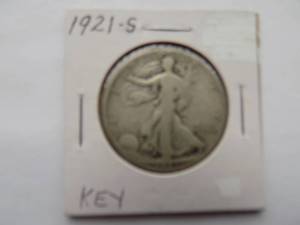 1921-S Walking Liberty Half Dollar