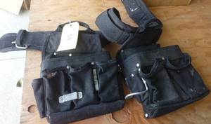 lot 58 image: Tool belt with 2 pouches