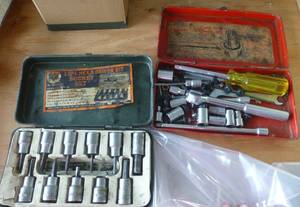 lot 63 image: hex driver set and sockets and ratchet