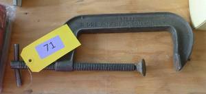 lot 71 image: 8 inch  C - clamp