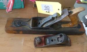 lot 90 image: Two vintage wood planer blocks