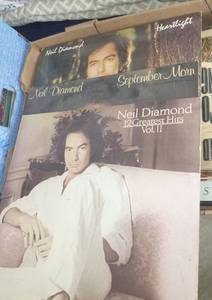 lot 137 image: Box of record albums and a few books