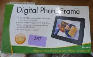 lot 167 image: 8 inch digital photo frame
