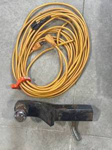 lot 42 image: Extension Cord & Ball Hitch