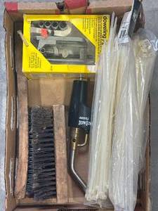 lot 44 image: Flat of Misc. Tools & More