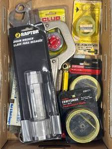 lot 45 image: Flat of Misc. Tools & More