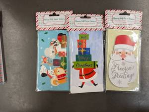 lot 54 image: MS 4 - Lot of Holiday Theme MoneyGift Card Holders - Assorted Designs