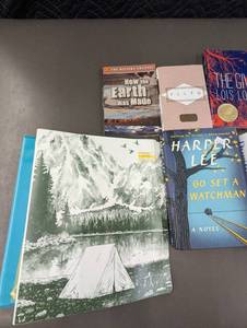 lot 64 image: MS 4 - Lot of Books and Music CDs Including The Giver and Soul Revival