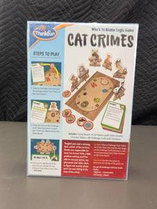lot 72 image: MS 1 - ThinkFun Cat Crimes Logic Game