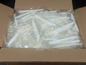 lot 91 image: D&W Fine Pack Serrated White Wrapped Cutlery Knives (1000-Pack)