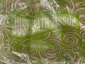 lot 237 image: Pack of Just Bath Tissue 2-Ply, 220 Sheets, 48 Rolls