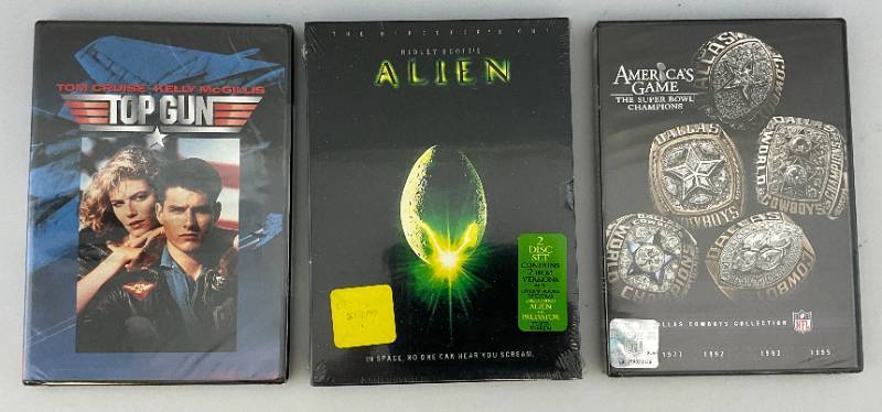 lot 224 image: Vintage DVD Movies (Factory Sealed)