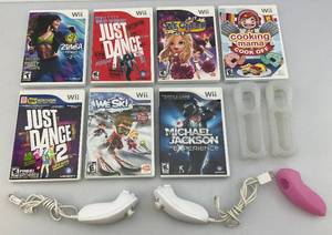 lot 61 image: Misc. WII Games, Controllers & More
