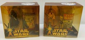 lot 99 image: Misc. Vintage STAR WARS Collectors Mugs & More In Original Package (Packaging Yellowed)