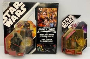 lot 104 image: Misc. 2007 STAR WARS Action Figures (NIB) Plastic Yellowed)