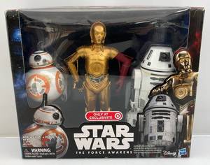 lot 114 image: Disney STAR WARS Target Exclusive BB-8, C-3PO & Ro-4LO 12 Droid Collectors Set (NIB)