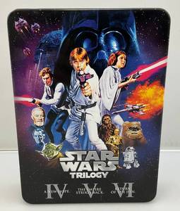 lot 120 image: STAR WARS Trilogy DVD Tin (Pre-Owned Barely Used) IV Missing One Disc