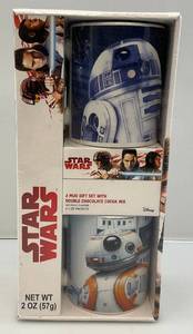 lot 125 image: Vintage Disney STAR WARS R2D2 & BB8 Mug Set (NIB)