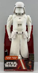lot 128 image: 2015 STAR WARS The Force Awakens First Order Snowtrooper 20  Big Figs (NIB)