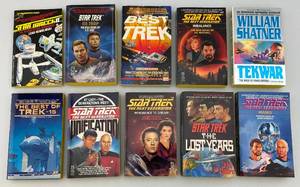 lot 139 image: Misc. Vintage STAR TREK Paperback Books