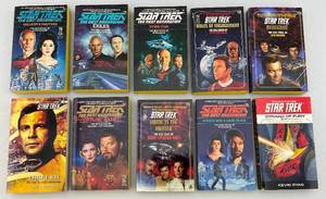lot 140 image: Misc. Vintage STAR TREK Paperback Books