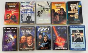lot 142 image: Misc. Vintage STAR TREK Paperback Books