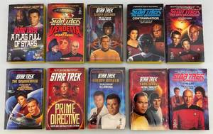 lot 143 image: Misc. Vintage STAR TREK Paperback Books