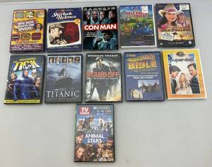 lot 214 image: Misc. Vintage Factory Sealed DVDs