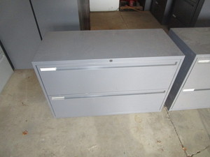 (2) 2 Drawer Lateral File Cabinets 18x42x27