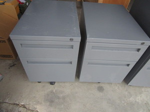 (5) Misc. Cabinets on Wheels