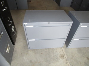 (2) 2 Drawer Lateral File Cabinets 18x30x27