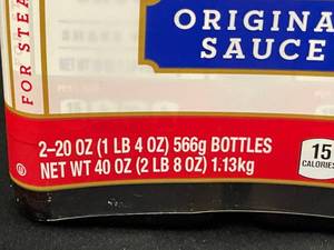 A.1. Original Sauce - 2 Pack 20 oz Bottles