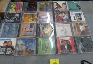 lot 17 image: Lot of 20 music CDs