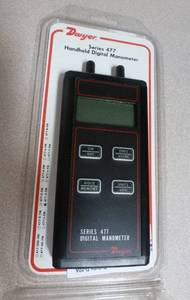 lot 36 image: Dwyer series 477-3-FM Digital Manometer