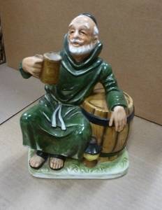 lot 57 image: Three working music boxes a Norleans monk, a Lippizan Stallians wine glass, and a Leprechaun from Ireland