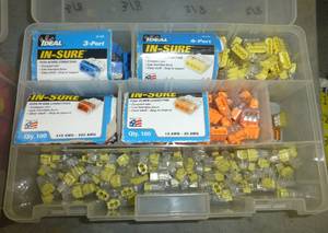 lot 80 image: box of wire connectors