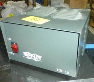 lot 81 image: Tripp-Lite PR-12, DC power supply 12A 13.8VDC