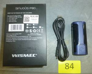 lot 84 image: Wismec Sinuous P80 Vaping Temperature Control Mod