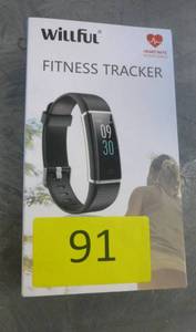 lot 91 image: Willful fitness tracker - tracks heartrate, steps, sleep