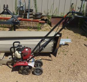 lot 119 image: Honda FG110 tiller for parts or repair